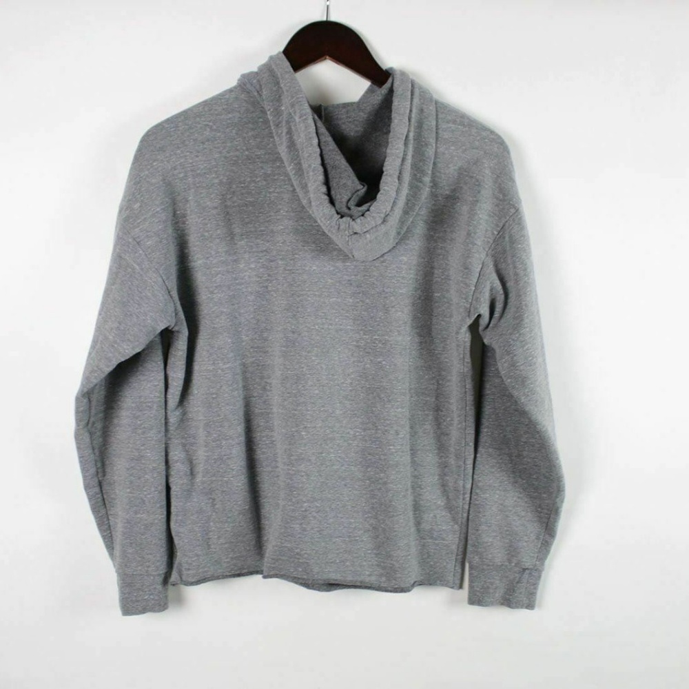 STUSSY Gray Logo Hoodie Sweatshirt SMALL - Picture 3 of 6